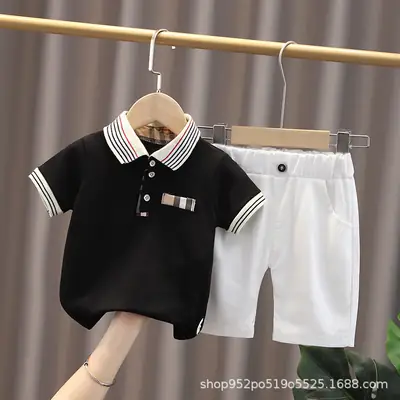Boys Unfluid Polo Shorts Set 2025 Summer 1-3Y