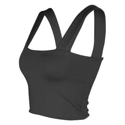 2024 European & American Summer Women's Crop Tops Square Neck T-Shirts