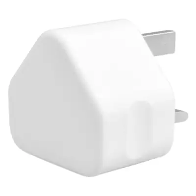 Three-Prong British Standard Mobile Phone Charger 2U White
