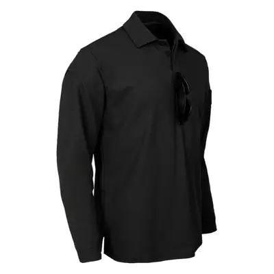 Black Military Style Long Sleeve T-Shirt