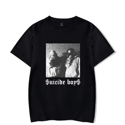 Aliexpress Suicide Boys Graphic Men T-Shirt Black