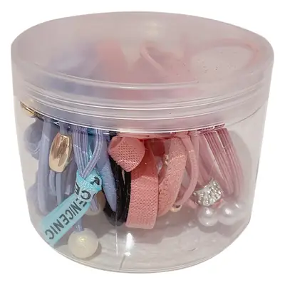 12-Piece Korean Fashion Pearl Head Rope Hair Band Set