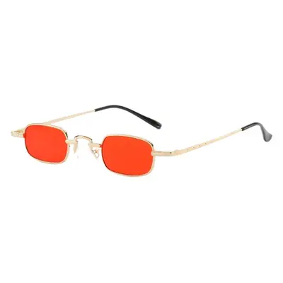 Women's Gold Lensed Sunglasses with Black Arms
