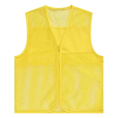Custom Mesh Volunteer Vest Yellow Red Orange