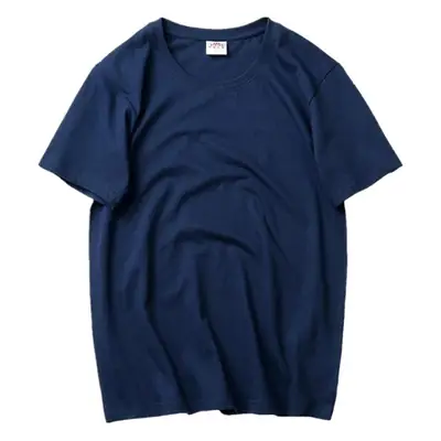 2023 Green Pure Color T-Shirt Plus Size Men