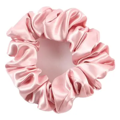 Pink Silk Hair Scrunchie 22mm French Style