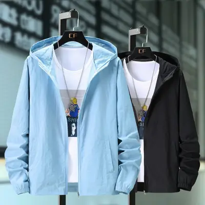 Men's Ultra-Thin Sun Protection Jacket Yellow