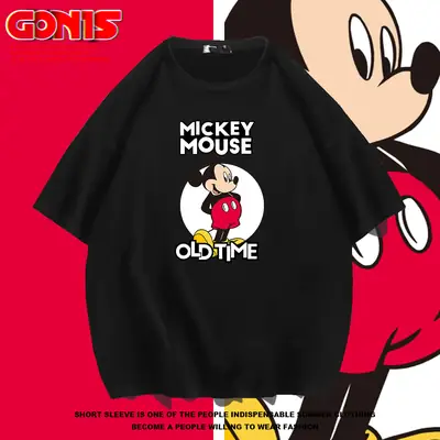 Men Women Blue Mickey Mouse Old Time T-Shirt