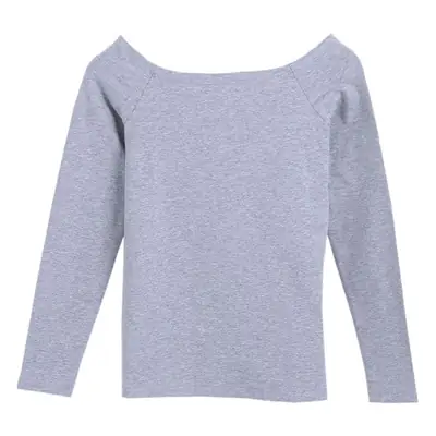 Black 2020 Women's Cotton One-Line Collar Top