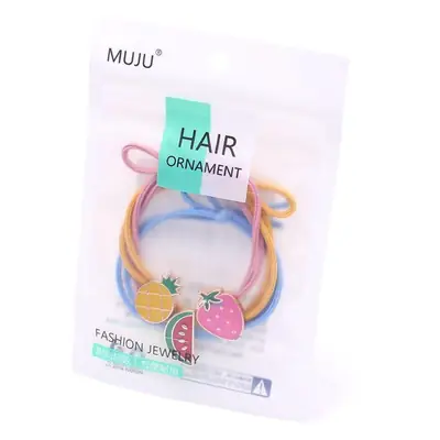 Fruit Hair Rope Set of 3 for Girls