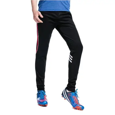Men Black Track Pants 360° Color Selection Football Training
