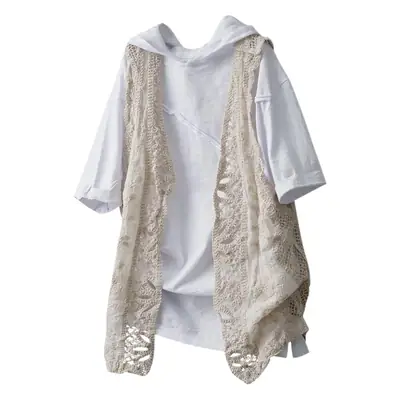 Women Hollow-out Vest Summer Vest Vest Top
