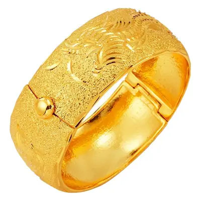 Gold Dragon & Phoenix Bridal Bracelet for Women
