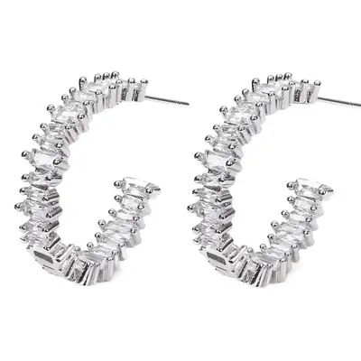 AliExpress Exaggerated Zircon Earrings Gold Plated
