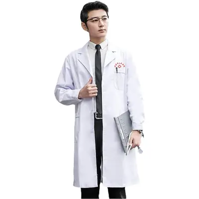 White Coat Hospital Doctor Uniform Short Sleeve