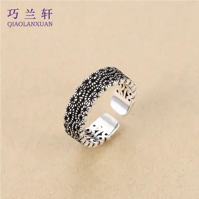 Thai Braided Silver Ring for Women Wholesale