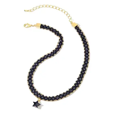 Black Star Clavicle Necklace for Women