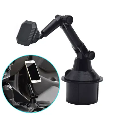 Universal 360° Magnetic Cup Holder for Car Mobile Phone