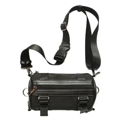 Women's Black Bucket Bag Shoulder Crossbody Tooling Bag