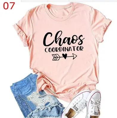 Pink Chaos Coordinator T-Shirt Short Sleeve