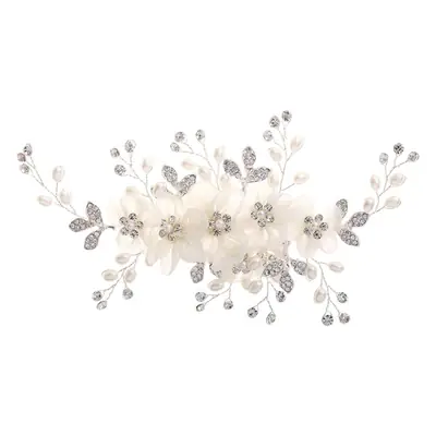 Korean Pearl Flower Hair Comb for Bride Wedding Hair Accessories