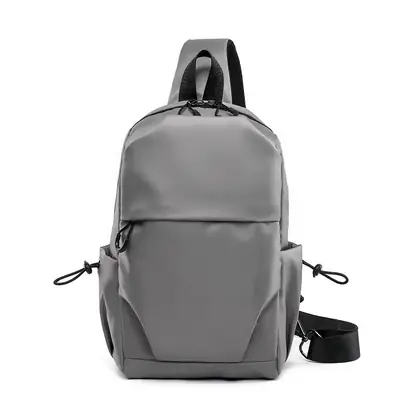 Men's Waterproof Crossbody Chest Bag Grey New Style