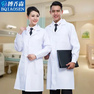 Pink Long Sleeve Work Coat for Men Women Lab Protective Coverall