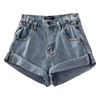 Women Fragile High Waist Denim Shorts 2025