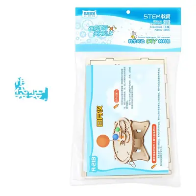 Kids Science Toy Set Earth Moon Day Three Spheres Wooden