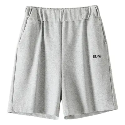 Women Cotton Five Point Shorts Black Summer Loose