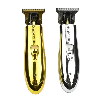 Superman Electric Hair Clipper with 4 Blades & USB Charging