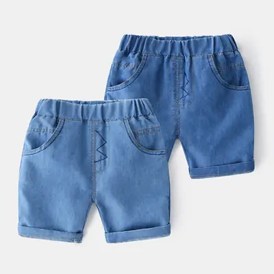 Boys Denim Shorts Blue Summer New Style