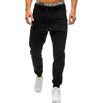 Men's Grey Jogging Pants Casual Running Training