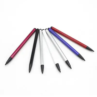 Dual Purpose Touch Screen Pen Metal Aluminum
