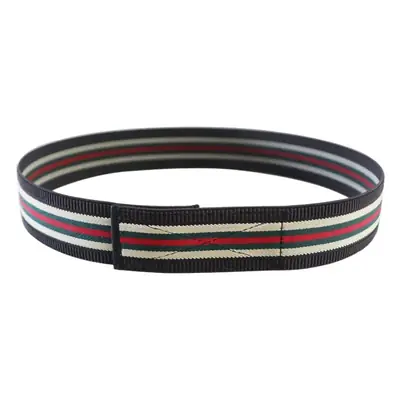 Men's 4cm Belt with Red Blue Stripe Waist Belt