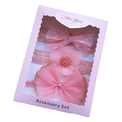 Baby Hair Accessories Set with Crown & Bow
