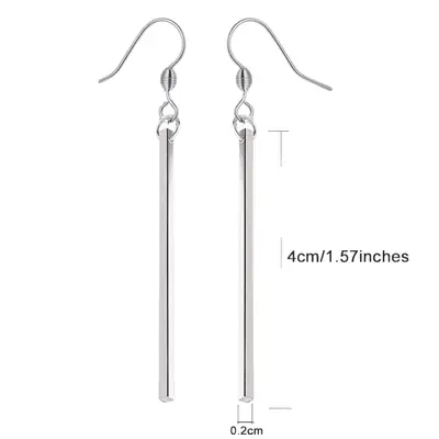 Long Tassel French Buckle Earrings for Girls