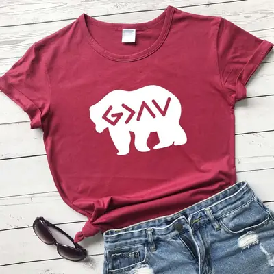 GAAV Elephant Print Women Grey T-Shirt
