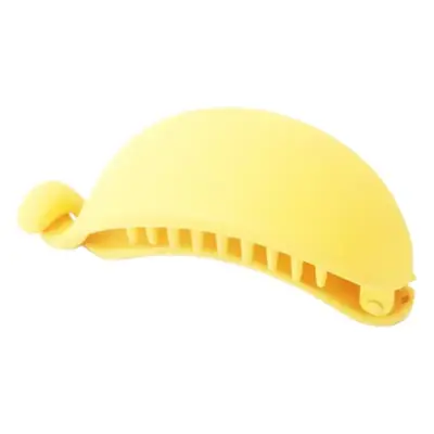 Black Matte Rubber Hair Clip for Ponytail Hold