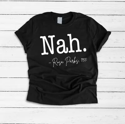 Nah. Rosa Parks 1705 T-Shirt Black