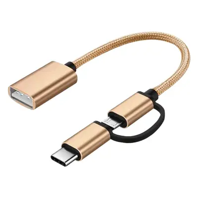 Type-C OTG Adapter with USB-C Cable for Android Tablets