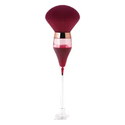 Yasna Red Wine Glass Makeup Brush Loose Paint
