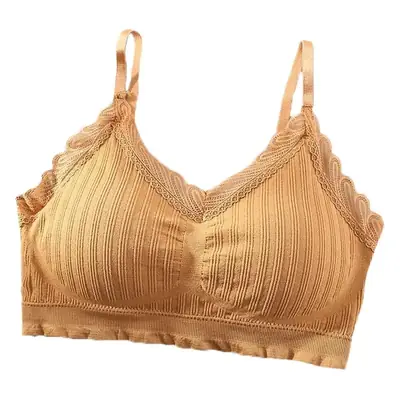 Lace Seamless Push Up Tube Top Vests