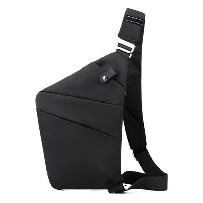 Men's Anti-Theft Crossbody Chest Bag Black Green