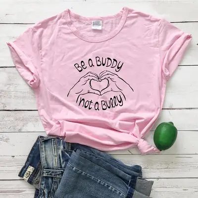 Be a Buddy Not A Fashion T-Shirt Grey