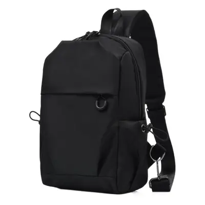 Men's Grey Water-Repellent Crossbody Backpack