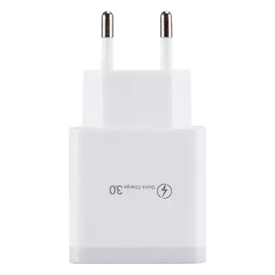 QC3.0 USB Smart Tablet Charging Head White