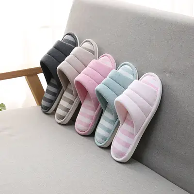 New Style Cotton Linen Slippers for Men Women