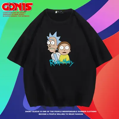 Rick and Morty Short Sleeve T-Shirt Yellow