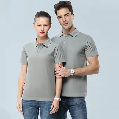 Blue Polo Shirt for Men Women Corporate Cultural Business Wear